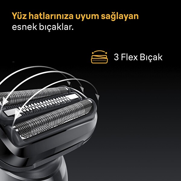 Braun Series 5 52-N1200S Islak ve Kuru Hassas Düzeltici Başlıklı Elektrikli Tıraş Makinesi