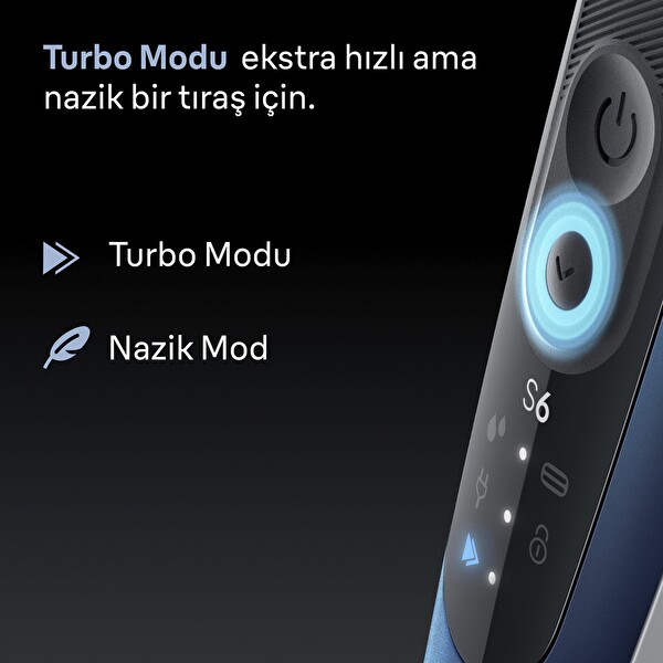 Braun Series 6 62-B1200S Elektrikli Tıraş Makinesi Islak ve Kuru Hassas Düzeltici Başlıklı