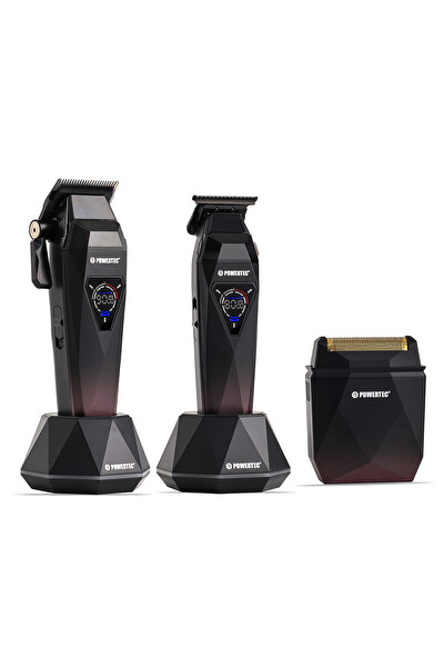 Powertec TR-5800 Saç-Sakal-Ense-Günlük 3in1 Tıraş Makinesi - 0.5 MM Tarak Dahil