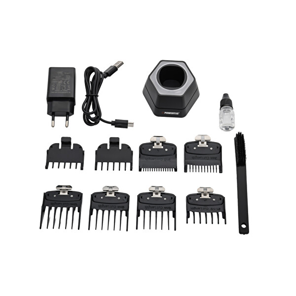 Powertec TR-4646 Profesyonel Saç Sakal Tıraş Makinesi - 0.5 MM Tarak Dahil