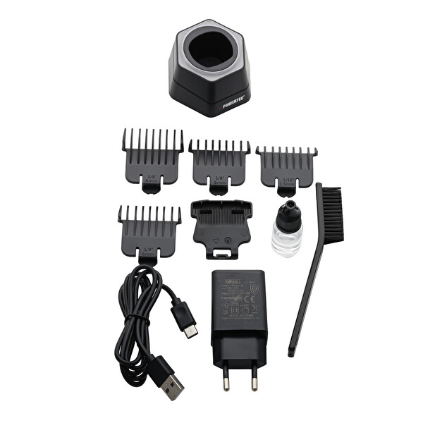 Powertec TR-2626 Profesyonel Sakal - Ense Tıraş ve Çizim Makinesi