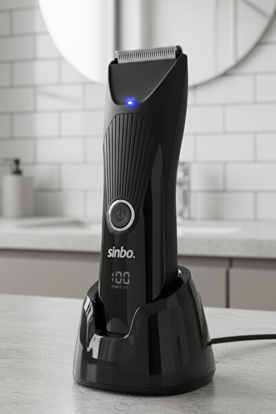 Sinbo SHC-1908 Şarjlı Seramik Bıçaklı Su Geçirmez Saç Ve Sakal Kesimine Uyumlu Tıraş Makinesi