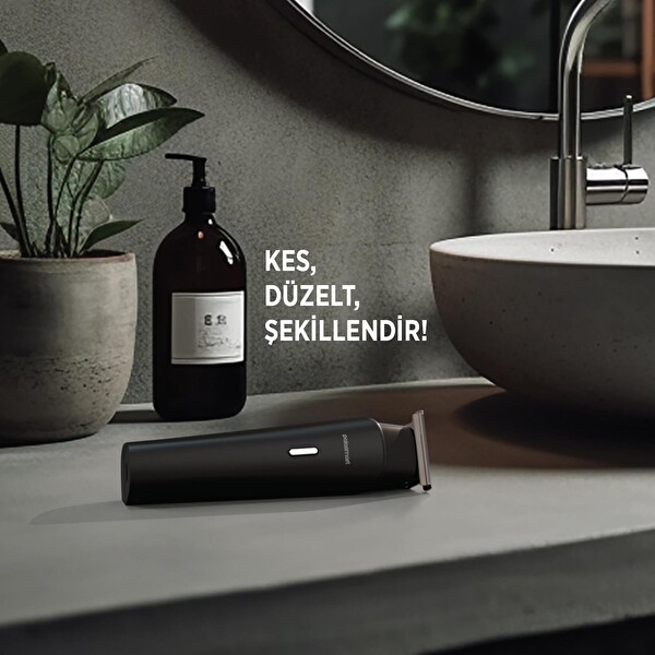 Polosmart PSC88 Şarjlı Saç Sakal Düzeltme Cihazı Siyah