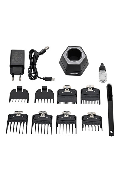 Powertec TR-4646 & TR-2626 Profesyonel Tıraş Makinesi 2'li Set Erkek Bakım Seti