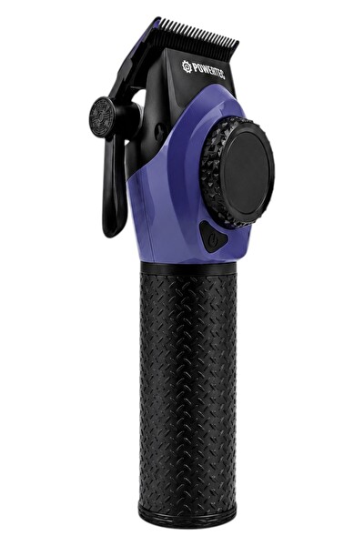 Powertec TR-5100 9000 RPM Dijital Ekran Şarjlı Berber Tipi Clipper Mor Profesyonel Saç Tıraş Makinesi