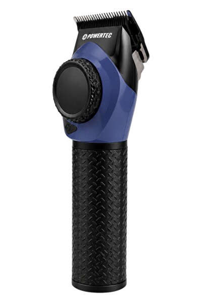 Powertec TR-5100 9000 RPM Dijital Ekran Şarjlı Berber Tipi Clipper Mor Profesyonel Saç Tıraş Makinesi