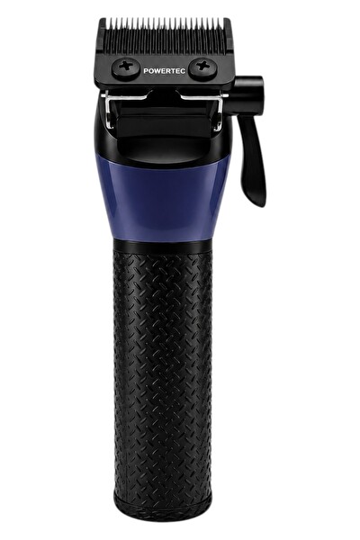 Powertec TR-5100 9000 RPM Dijital Ekran Şarjlı Berber Tipi Clipper Mor Profesyonel Saç Tıraş Makinesi