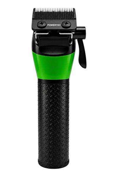Powertec TR-5100 9000 RPM Dijital Ekran Şarjlı Berber Tipi Clipper Kırmızı Profesyonel Saç Tıraş Makinesi