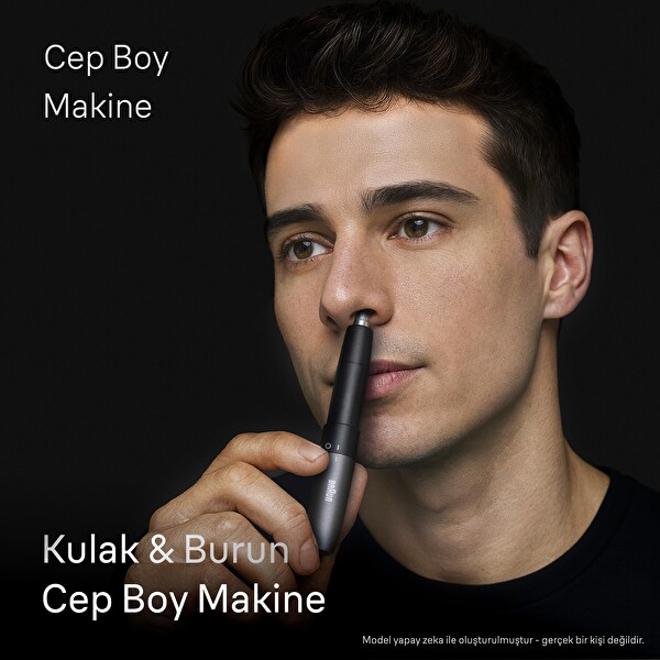 Braun EN20 Cep Boyutu Çift Bıçak SkinGentle Kulak ve Burun Düzeltici