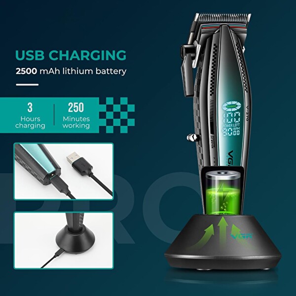 VGR V-270 9000 RPM Şarjlı Saç Sakal Tıraş Makinesi