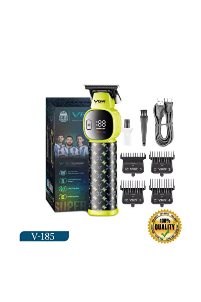 VGR V-185 Seramik Bıçak 6500 RPM Çift Hızlı Turbo Saç Sakal Çizim Makinesi