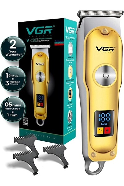 VGR V-888C Clipper V-290 Trimmer V-625 Bakım Kiti - 3'lü Berber Seti
