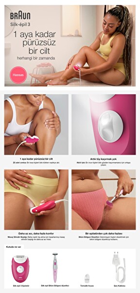 Braun Silk-epil 3 3-202 Epilatör