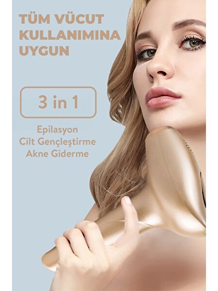 Sinbo SEL-6044 999.999 Atım IPL Cihazı - Gold