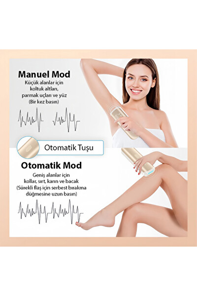 Ezere IPL Buz Lazer Epilasyon 999.999 Atım Otomatik Manuel Dokunmatik Ekran Ağrısız Vücut Yüz Cihazı