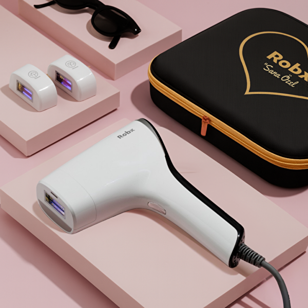 Robx A05 IPL 3 Milyon Atım 3 Başlık Akıllı Cilt Tanıma En Hızlı Seri Atım Buz Soğutma Epilasyon Cihazı