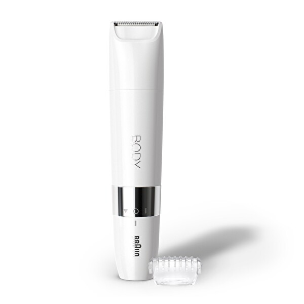 Braun Body Mini Trimmer BS1000 Vücut Tüy Kesme Makinesi - Düzeltici Tarak - Pil Ve Temizleme Fırçası