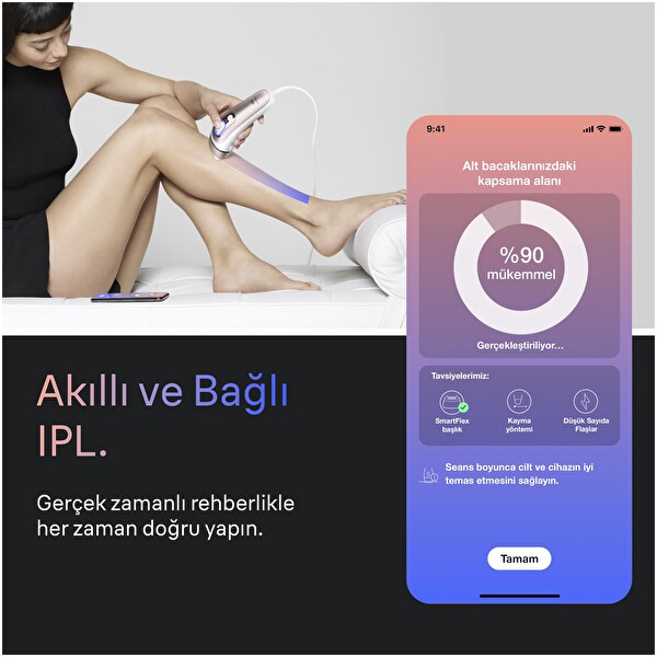 Braun PL7431 IPL Skin I Expert APP ile Çanta Gillette Venus 4 Başlık Evde Lazer Tüy Alma Cihazı
