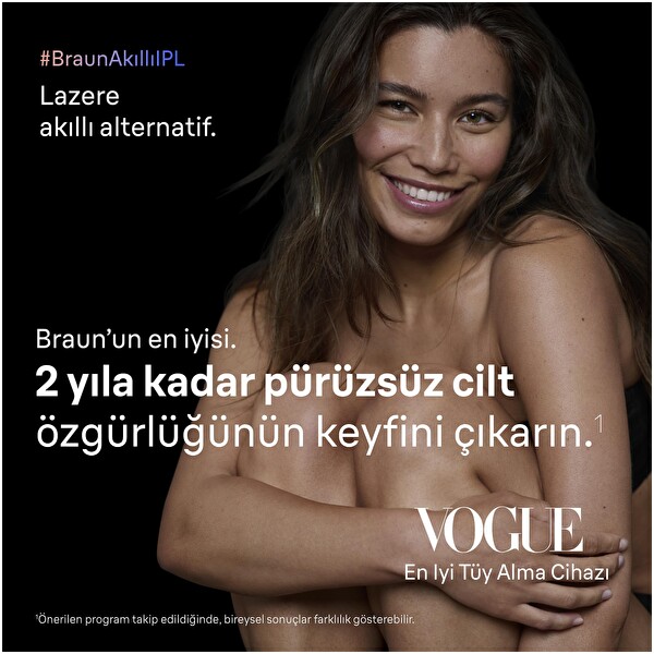 Braun IPL Skin I Expert App ile 4 Başlık Mini Yüz Evde Lazerle Tüy Alma Cihazı PL7432