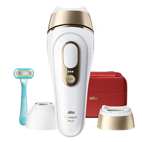 Braun PL5221 IPL Silk Expert Pro 5 Evde Lazer Tüy Alma - 2 Başlık - Çanta - Gillette Venus
