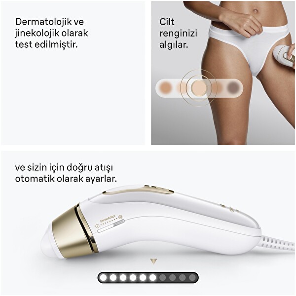 Braun PL5221 IPL Silk Expert Pro 5 Evde Lazer Tüy Alma - 2 Başlık - Çanta - Gillette Venus