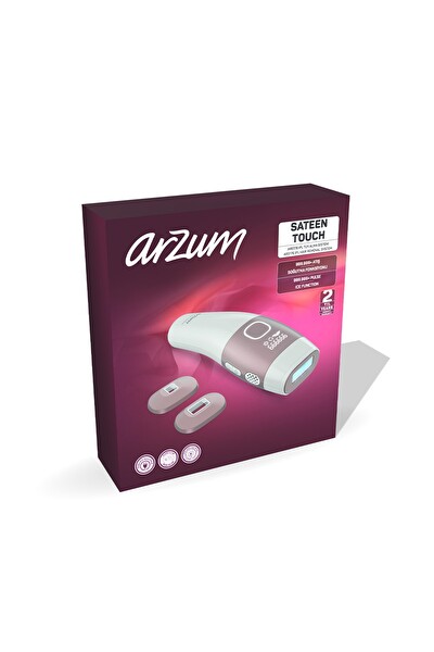 Arzum AR5176 Sateen Touch Soğutma Fonksiyonlu 5 Yoğunluk Ayarı IPL Lazer Epilasyon Cihazı