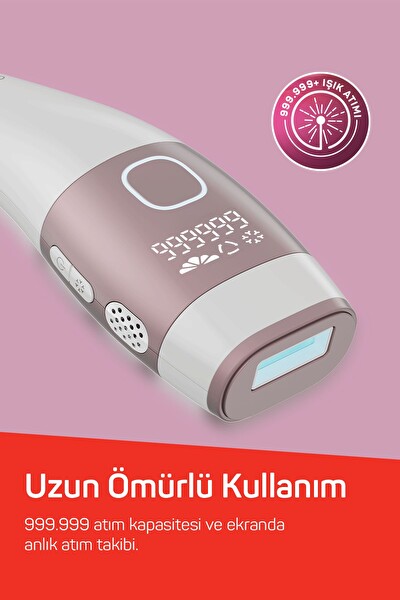 Arzum AR5176 Sateen Touch Soğutma Fonksiyonlu 5 Yoğunluk Ayarı IPL Lazer Epilasyon Cihazı