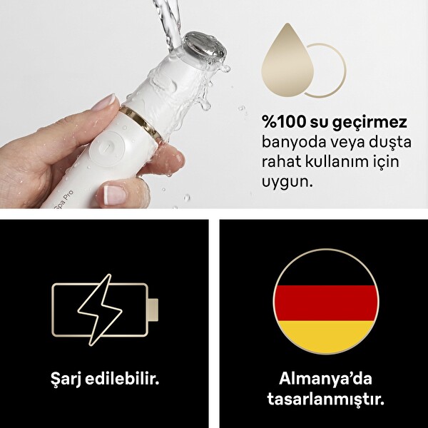 Braun FaceSpa Pro 911 Yüz Epilatörü ve Yüz Temizleme Cihazı - 3 Başlık