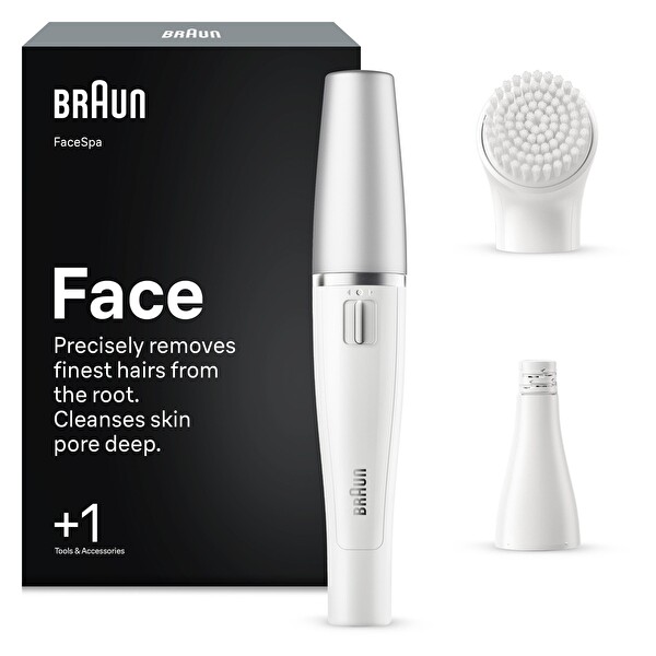 Braun FaceSpa 810 Yüz Temizleme Başlıklı Yüz Epilatörü
