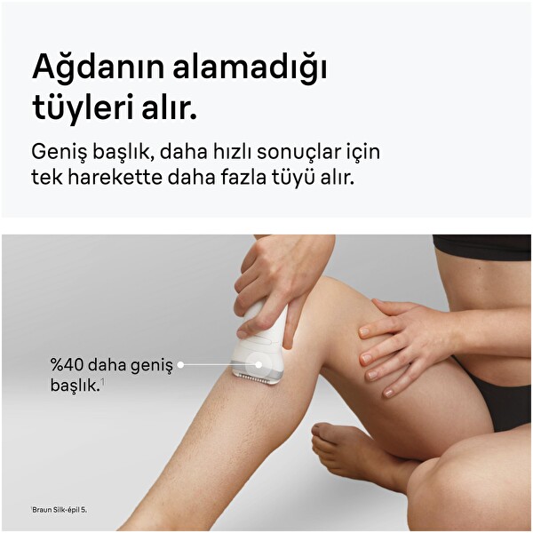 Braun Silk·épil 7 Islak ve Kuru Kalıcı Pürüzsüz Cilt 7-041 Epilasyon Aleti