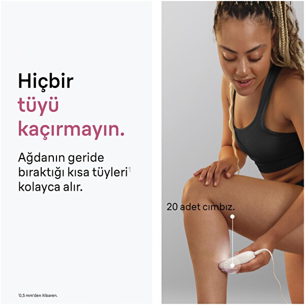 Braun Silk·épil 3 Kalıcı Pürüzsüz Kablolu Epilatör Cilt 3-202