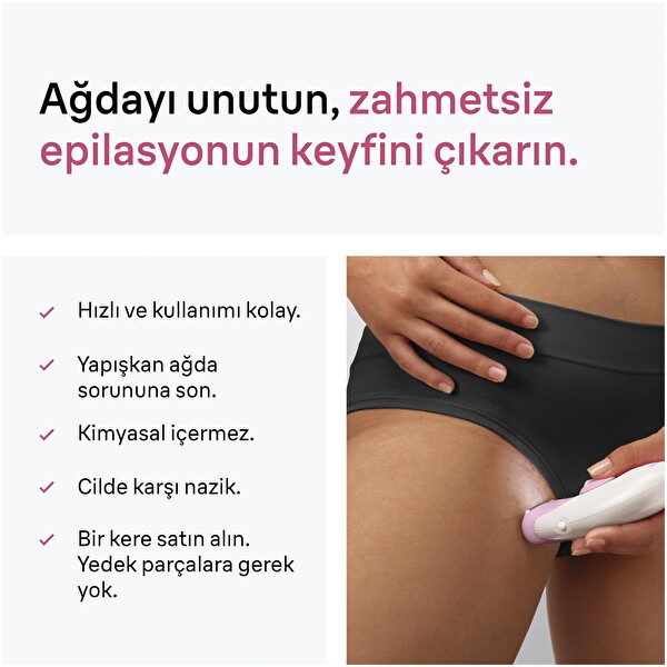 Braun Silk·épil 3 Kalıcı Pürüzsüz Kablolu Epilatör Cilt 3-202