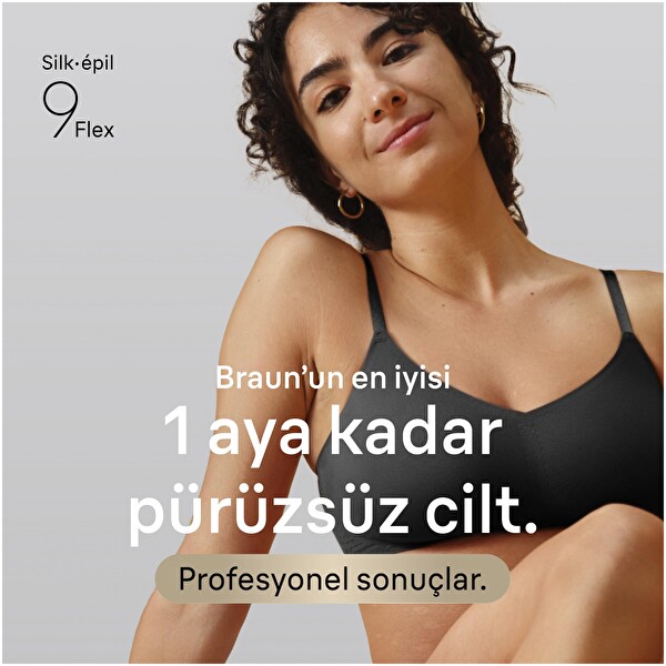 Braun Silk·épil 9 Flex Epilatör Islak ve Kuru Kalıcı Pürüzsüz Cilt 9-071 3D