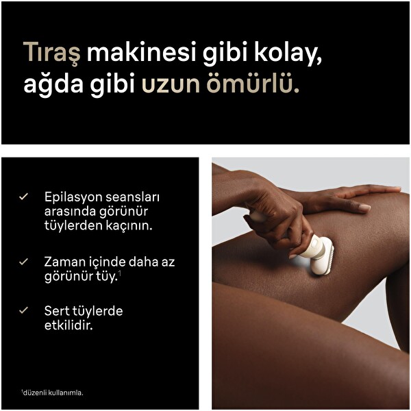 Braun Silk·épil 9 Flex Epilatör Islak ve Kuru Kalıcı Pürüzsüz Cilt 9-071 3D
