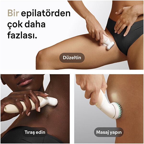 Braun Silk·épil 9 Flex Epilatör Islak ve Kuru Kalıcı Pürüzsüz Cilt 9-071 3D