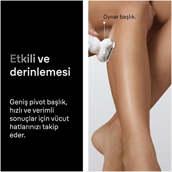 Braun Silk-épil 9 Epilatör Islak ve Kuru Kalıcı Pürüzsüz Cilt 9-030