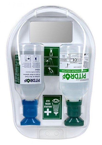 Pit Drop Göz Solüsyonu Göz Yıkama Duşu 250 ML Yeşil - Mavi