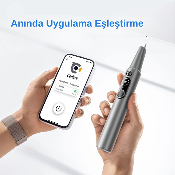 NPO M1 5MP Kameralı UV'li 5 Modlu Ultrasonic Tartar Plak PET Diş Temizleme Cihazı