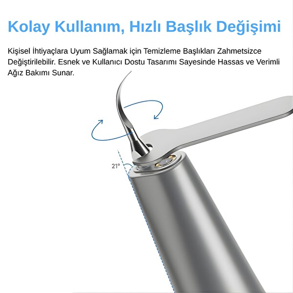 NPO M1 5MP Kameralı UV'li 5 Modlu Ultrasonic Tartar Plak PET Diş Temizleme Cihazı