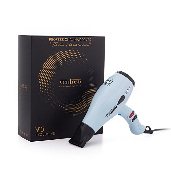 Ventoso V5 Exclusive 2500 W İyonik Bluish Profesyonel Fön Makinesi