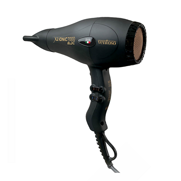 Ventoso X2 Ionic7000 BLDC 2600 W İyonik Profesyonel Bakır Altın Saç Kurutma Ve Fön Makinesi
