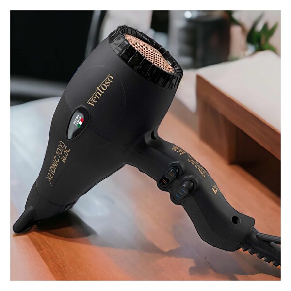 Ventoso X2 Ionic7000 BLDC 2600 W İyonik Profesyonel Bakır Altın Saç Kurutma Ve Fön Makinesi