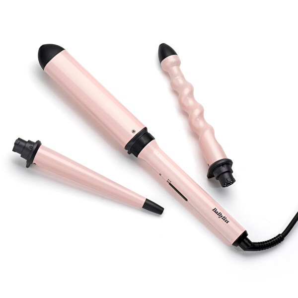 Babyliss MS750E Bukle Dalga Üçlü Şekillendirici Set
