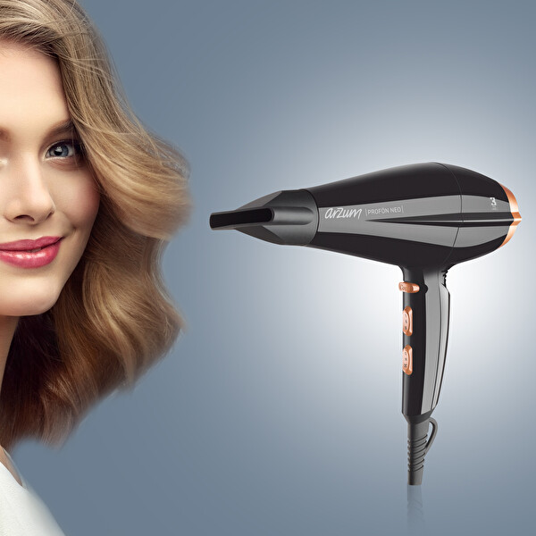 Arzum AR5047 Profön Neo 2300 W Profesyonel Siyah Saç Kurutma Makinesi