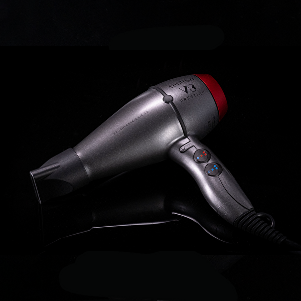Ventoso V3 Prestige Kömürsüz Motor İyonik 2.0 2500 W Profesyonel Fön Makinesi Gokturk Red