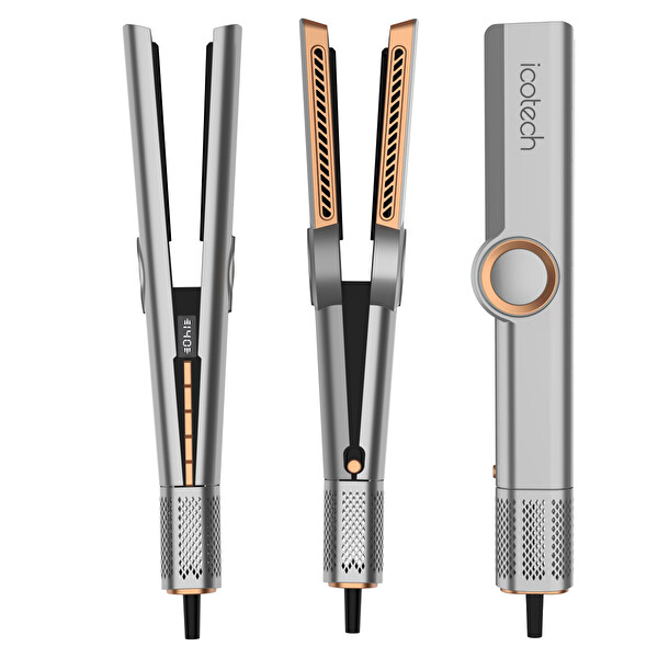 Icotech HS50 Pro Gri Airflow Saç Düzleştirici - Saç Şekillendirici - Saç Maşası