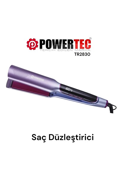 Powertec TR-501 Profesyonel Pembe Renkli Fön - TR-2830 IonTech Saç Düzleştirici