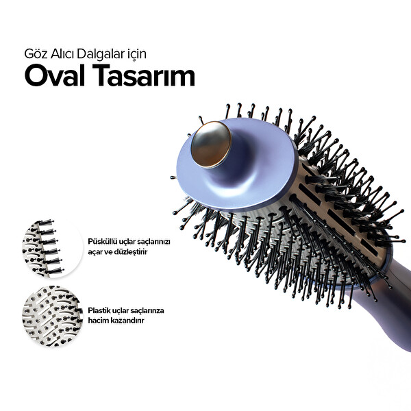 Bester AS5210 Hacimlendirici Sıcak Hava Üflemeli Tarak