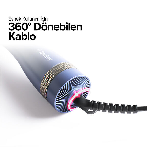 Bester AS5210 Hacimlendirici Sıcak Hava Üflemeli Tarak