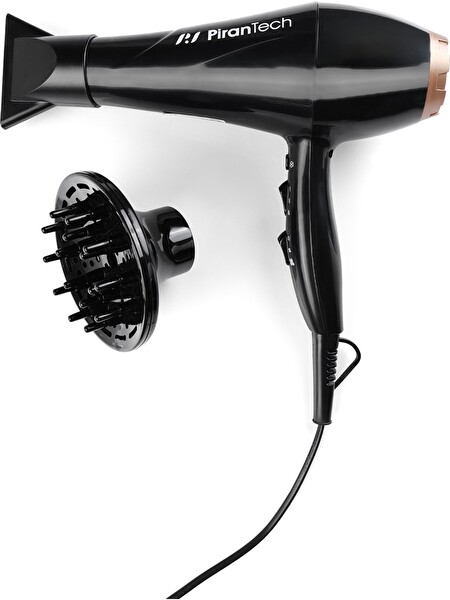PiranTech KS224 Profesyonel Fön Makinesi Saç Kurutma - Hız ve Isı Ayarlı